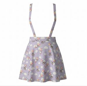 NWT! Hello Kitty x Pusheen Lavender Balloon Print Mod A-Line Skater Dress